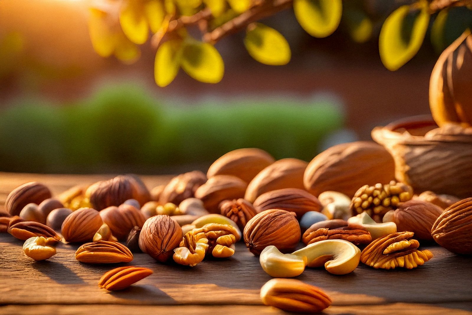 المكسرات الفوائد والانواع